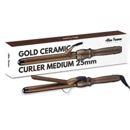 Alan Truman 25mm Gold Tourmaline Ceramic Hair Curler-picture-49