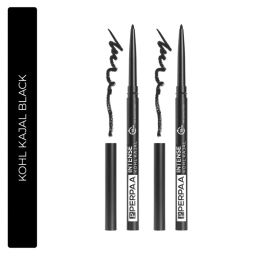 PERPAA Longwear Highly Pigmented Black Kohl Kajal Combo-picture-37