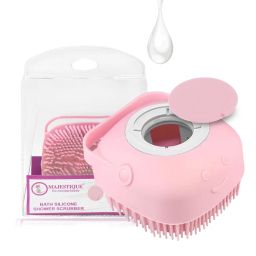 Majestique Bath Silicone Shower Scrubber Color May Vary-picture-22