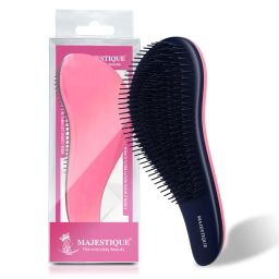 Majestique Wide Curve Detangling Hair Brush Styles Brush Color May Vary-picture-38
