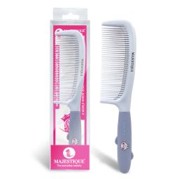 Majestique Medium Tooth Handle Comb Perfect For Styling-picture-16