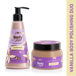 Plum BodyLovin' Vanilla Vibes Scrub & Shower Body Polishing Duo-picture-13