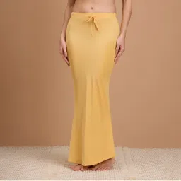 Nykd By Nykaa NYOE01 Mermaid Saree Petticoat Yellow-picture-20