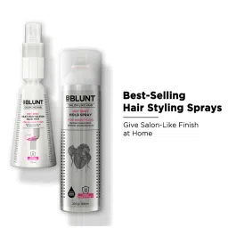 BBLUNT Hair Styling Combo, Hot Shot Heat Protection Mist , & Hold Spray-picture-42