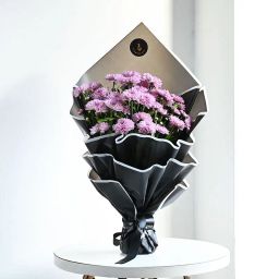 Breathtaking Purple Daisies Bouquet-image-13