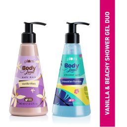 Plum Beaches 'n Bakeries Shower Gel Duo - Hawaiian Rumba & Vanilla Vibes Shower Gels-picture-35