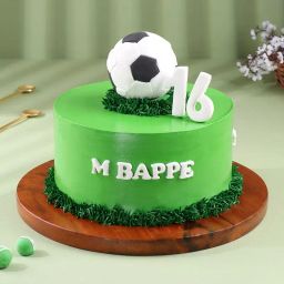 Mbappe Foorball Theme Cake-image-2