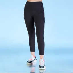 Kica Ribbed High Waisted Leggings For Yoga Black-picture-18