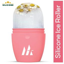 Mountainor Silicone Facial Ice Roller, Glow & Under Eye Care Face & Neck Toning Skin Care - Pink-picture-10