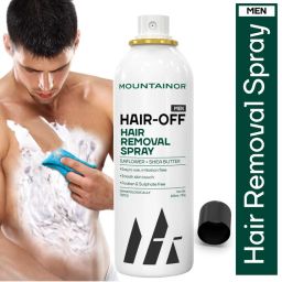 Mountainor Hair Removal Cream Spray For Men, Sensitive Painless Care For Chest, Legs & Arms In 5Mins-picture-9