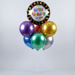 Colorful Bday Balloon Bouquet-image-40