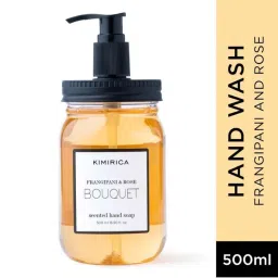Kimirica Bouquet Hand Soap With Goodness Of Frangipani And Rose- 100% Vegan & Paraben Free-picture-0