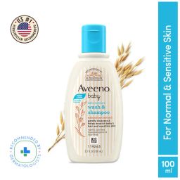 Aveeno Baby Daily Moisture Wash & Shampoo - Natural Oat Gentle Cleanser For Hair, Sensitive Body Skin-picture-31