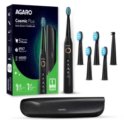 Agaro Cosmic Plus Sonic Electric Tooth Brush (Black)-picture-0