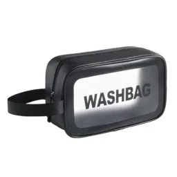 Kayanara Transparent Travel Medium Makeup Bag - Black Wash Bag-picture-23