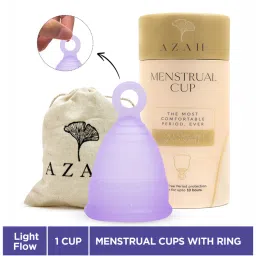 Azah Menstrual Cup For Women With Integrated Pull Out Ring - Size Small-picture-29