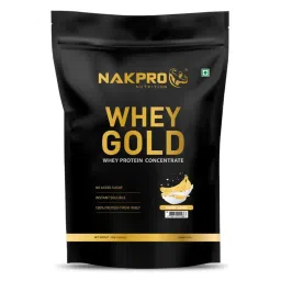 NAKPRO Gold 100% Whey Protein Concentrate Supplement Powder - Banana Flavour-picture-32