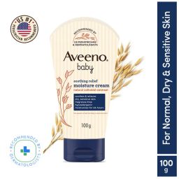 Aveeno Baby Soothing Relief Face & Body Moisture Cream - Oatmeal For Dry, Sensitive & Gentle Skin-picture-29