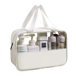 Kayanara Transparent Large Travel Makeup Kit - White Toiletry Bag-picture-43