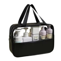 Kayanara Transparent Large Travel Makeup Kit - Black Toiletry Bag-picture-27
