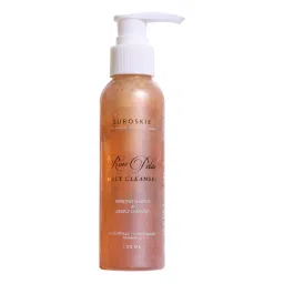 SUROSKIE Rose Petals Melt Cleanser 120ml | 2 in 1 Face Wash + Makeup Remover | Enriched With Rose Water, Niacinamide & Vitamin E | Removes SPF & Impurities | Glow Brighten Skin | For Men & Women-picture-16