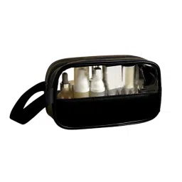 Kayanara Transparent Small Travel Makeup Kit - Black Toiletry Bag-picture-42