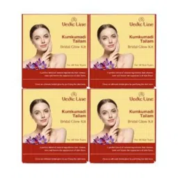 Vedic Line Kumkumadi Tailam Bridal Glow Kit - Pack Of 4-picture-8
