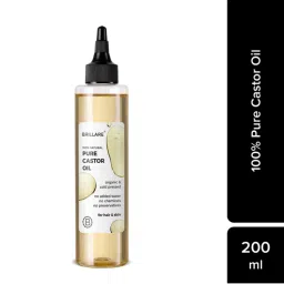 Brillare 100% Pure Cold-Pressed Castor Oil for Hair & Skin Strengthens Hair Roots Moisturizes Skin-picture-29