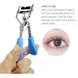 Rhe Cosmetics Professional Eyelash Curler For Turning Headup Girl - Blue-picture-5