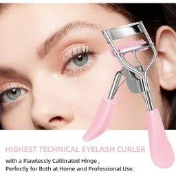 Rhe Cosmetics Professional Eyelash Curler For Turning Headup Girl - Baby Pink-picture-0
