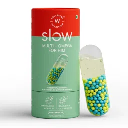 Wellbeing Nutrition Slow Multivitamin + Omega 3 for Men, Stamina, Metabolism, Bones-picture-48
