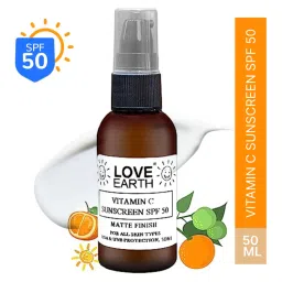 Love Earth Vitamin C Sunscreen SPF-50 for UVAUVB Ray Protection with Vitamin C & Essential Oils-picture-47