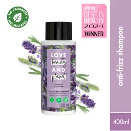 Love Beauty & Planet Argan Oil And Lavender Sulphate Free Shampoo For Dry & Frizzy Hair-picture-3
