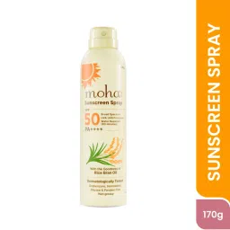 Moha Sunscreen Spray SPF 50 PA ++++ High Protection With Rice Bran Oil For Glowing Skin-picture-8