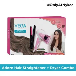 VEGA Pink Magic Hair Styling Set, Hair Straightener & Dryer Combo Pack (VGGP-09)-picture-10