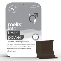 Wellbeing Nutrition Melts Testo Power, Fenugreek Extract, Testosterone Boost, Mint Flavour-picture-16