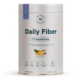 Wellbeing Nutrition Daily Prebiotic Fiber, 17 Superfoods, Bloating, Indigestion, Pina Colada-picture-15
