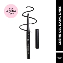 Praush Beauty Creme Gel Kajal For Sensitive Eyes - 16 Hour Black-picture-12