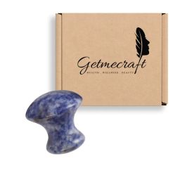 Getmecraft Handmade Natural Sodalite Mushroom Gua Sha Scraping Massage Tool-image-90