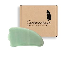 Getmecraft Green Jade Wing Shape Gua Sha Facial Massage Tool-image-87