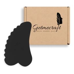 Getmecraft Black Obsidian Comb Edge Gua Sha Facial Massage Tool-image-96