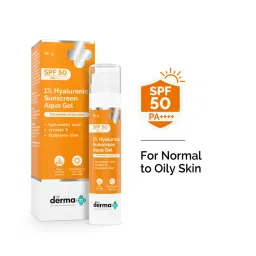 The Derma Co 1% Hyaluronic Sunscreen Spf 50 Pa+++ Aqua Gel For Normal To Oily Skin-picture-11
