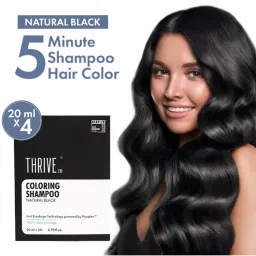 ThriveCo Coloring Shampoo, Natural Black, Covers Grey Hair in 5 Mins, Ammonia-Free + Hyaplex-picture-4