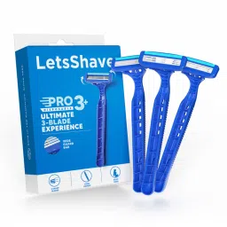 LetsShave Pro 3 Disposable Shaving Razor - Pack Of 3-picture-30