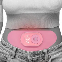 Azah Menstrual Pain Relief Device for Period Cramp with 5 Modes Massager - Pink-picture-4