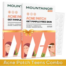 MOUNTAINOR Acne Pimple Patch - Tea Tree Oil + Hydrocolloid Patches - For Teens - Pack Of 2-picture-29