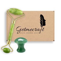 Getmecraft Jade Face Roller And Mushroom Gua Sha Facial Massage Tool Set-image-86