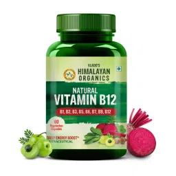 Vlado's Himalayan Organics Plant Based Vitamin B12 Good for Digestion and Nerve Health Capsules-image-69