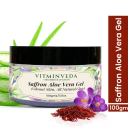 VITMINVEDA Pure Natural Aloe Vera Gel With Saffron-picture-2