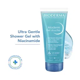 bioderma Atoderm Gel Douche Ultra Gentle Soap Free Shower Gel with Niacinamide for 24H Hydration 100ml-picture-38